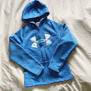 Under Armour Kid's Youth Coldgear Full Zip Up Hoodie